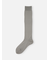 綿シルケットハイソックス