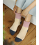 三面切替パイル起毛ルームソックス