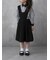 ジュニアサイズ チュールドット柄ショートソックス / 22-24cm