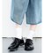 【定番】ゴム長無地ショートソックス