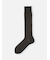 【Tabio MEN】連続シルケットチェックロングホーズ(23.0～25.0cm)