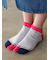 足袋ボーダーショートソックス