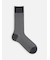 【Tabio MEN】スーピマJQバーズアイレギュラーソックス