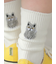 ワッペン風刺繍ソックス