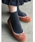 毛混無地ベタショートソックス
