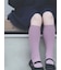 キッズ 表糸コットン100％で毛玉が出来にくい:リブハイソックス16～18cm【カスタム刺繍対応】