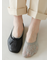 縫製花柄レースカバーソックス
