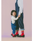 キッズ バイカラーアルファベットソックス19～21cm