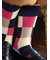 異素材ブロックソックス