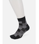 【Tabio MEN】ウールJQブロックチェックショート丈ソックス