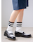 トップ3本ラインリブソックス
