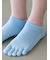【消臭】無地五本指スニーカー用ソックス