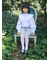キッズ レーシーフラワーセレモニータイツ110～130cm