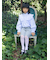 キッズ レーシーフラワーセレモニータイツ110～130cm