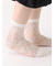 チュールダマスク柄ショートソックス