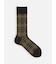 【Tabio MEN】WOOLドレスチェックレギュラー丈ソックス