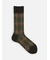 【Tabio MEN】WOOLドレスチェックレギュラー丈ソックス