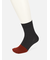 【Tabio MEN】つま先ウール切替リブショート丈ソックス