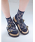 チュールフローラルレースショートソックス