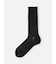 【Tabio MEN】連続シルケット加工/チェックレギュラー丈ソックス(27.0～29.0cm)