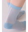 メッシュバック縦ラインショートソックス