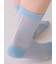 メッシュバック縦ラインショートソックス
