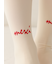 メッセージ刺繍ハイソックス