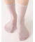 シアーリブショート丈ソックス