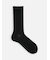 【Tabio MEN】綿麻ベタレギュラーソックス(27.0～29.0cm)