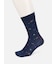 【Tabio MEN】惑星柄レギュラー丈ソックス