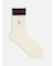 【POLO】マルチポニー刺繍ラインケーブルソックス