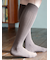 毛混薄手リブハイソックス
