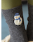 WINTER HOLIDAYワッペン刺繍ソックス