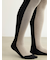 綿混バイカラータイツ