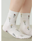 ドライフラワー柄ショートソックス