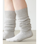 ざっくりリブロングルーズソックス