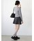 シースルーメッシュメッセージミディ丈ソックス