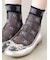 チュールタイル柄ショートソックス