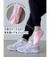 【快脚Labo】フィットネス/トップラメスニーカー丈ソックス