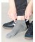 【Tabio MEN】DRYオールメッシュアキレスガードスニーカー丈ソックス