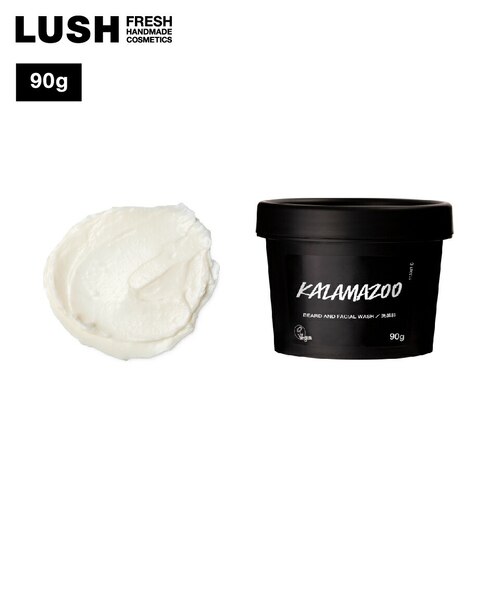 公式 LUSH カラマズー 洗顔料 洗顔 クリーム パイナップル 酵素 皮脂
