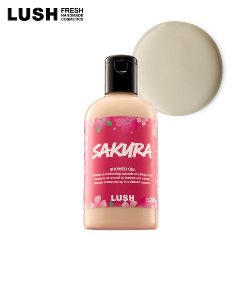 LUSH サクラ シャワージェル ホワイトデー 2026 限定 ボディソープ