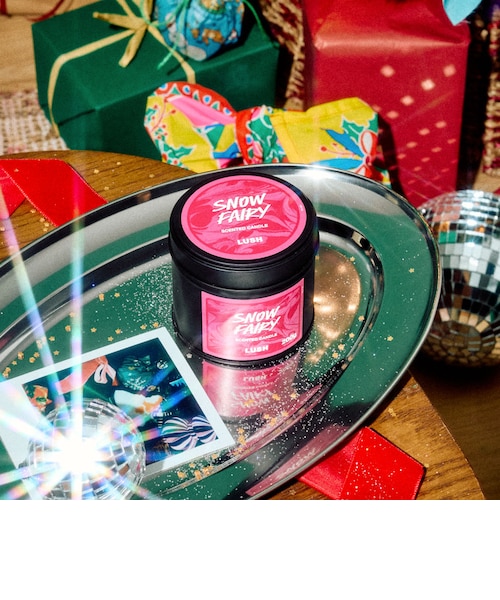 LUSH スノーフェアリー キャンドル 1芯 アロマキャンドル 芳香