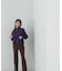 フロントリボンギャザーブラウス
