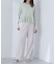 パウダーツイル SETUP ワイドストレートパンツ