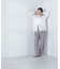 パウダーツイル SETUP ワイドストレートパンツ