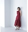スリットネックバスケットワンピース
