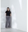 クラブロゴクロップドTシャツ