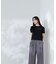クラブロゴクロップドTシャツ