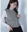 スプリングツイード ショートジレ